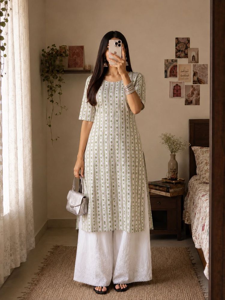 Elegant Printed Kurta