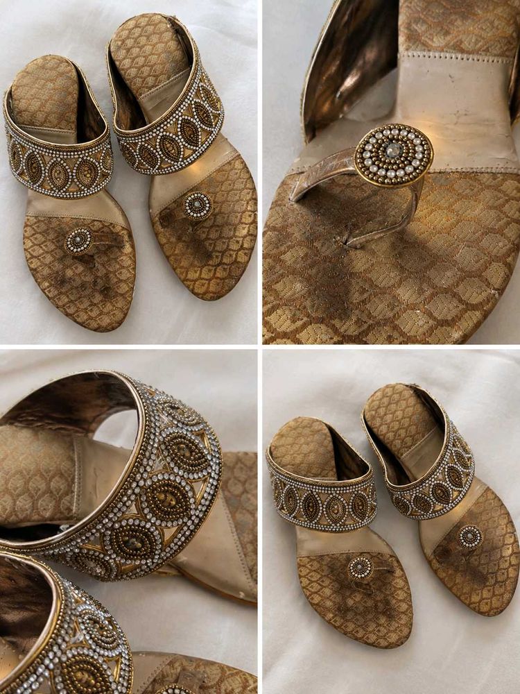 Embellished Ethnic Sandals