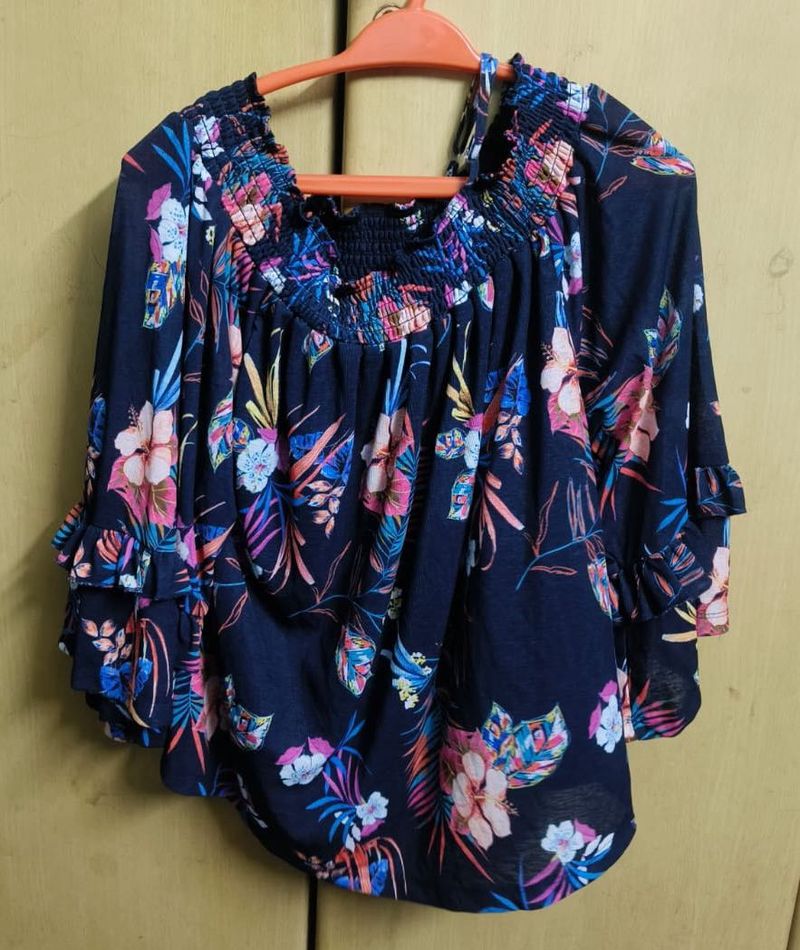 Floral Off-Shoulder Blouse