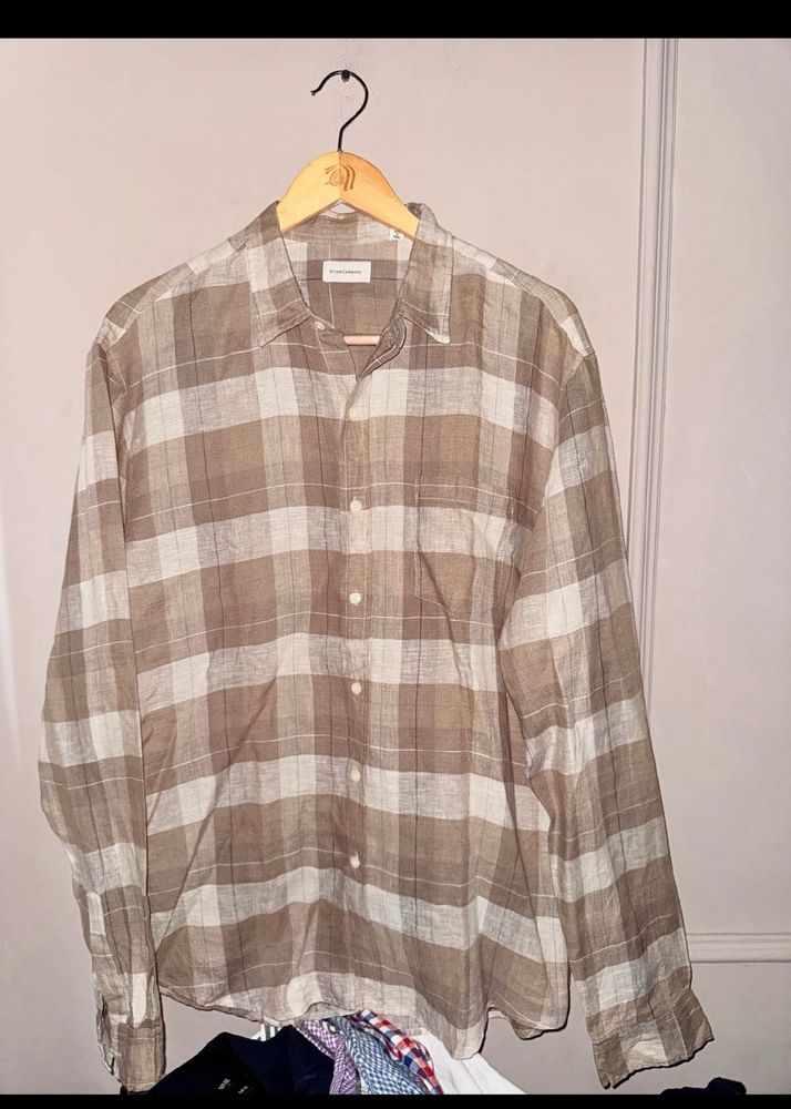 Arrow Men's Plaid Long Sleeve Shirt