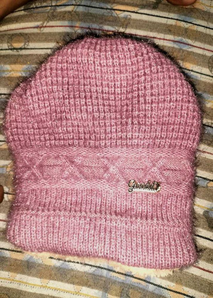 Cute Pink Beanie Hat