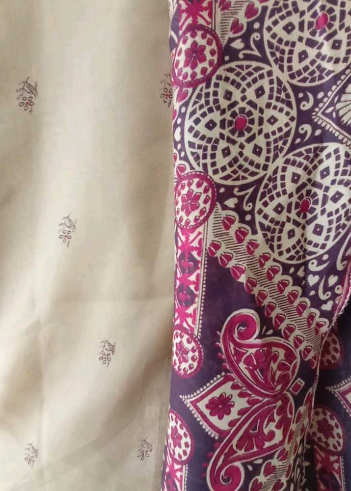 dark cream saree with beautiful India bordering