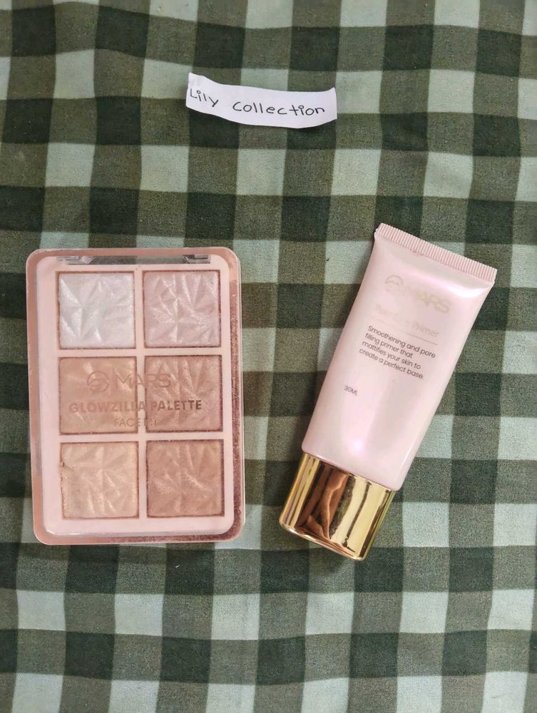 Mars Glowzilla Palette &amp; Pore Cure Primer