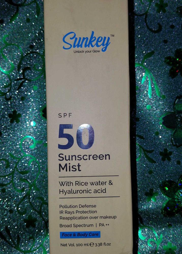 Sunkey SPF 50 Sunscreen Mist