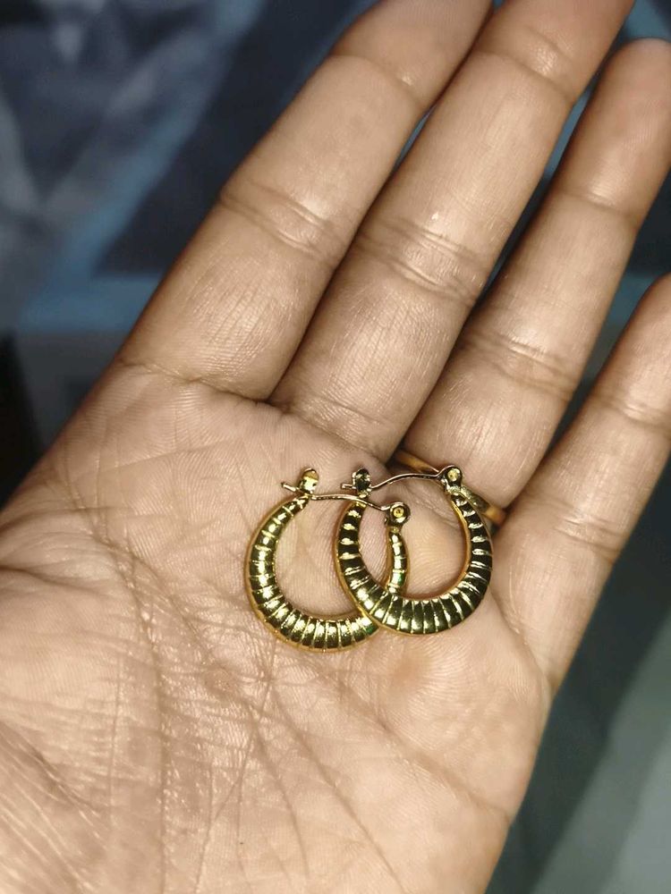 Gold Hoop Earrings