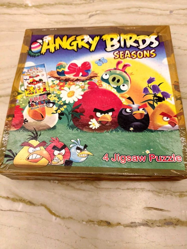 Angry Birds 4 Jigsaw Puzzle set
