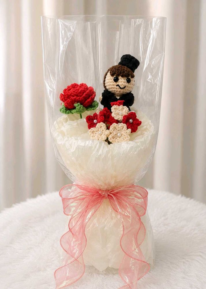 Crocheted graduation Bouquet