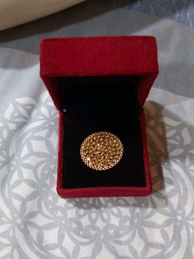 Stunning Round Statement Ring