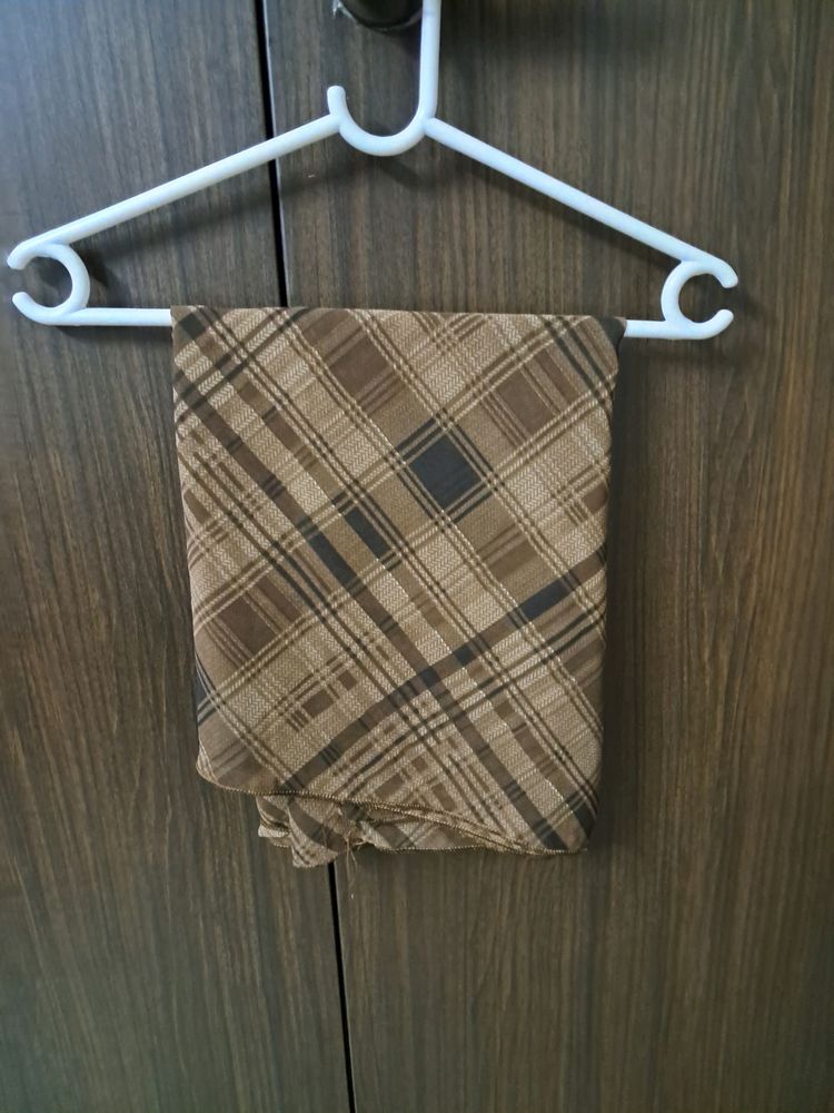 Brown Georgette Stole