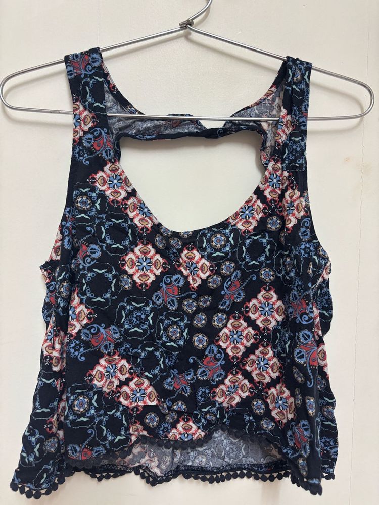 Multi Color Crop Top