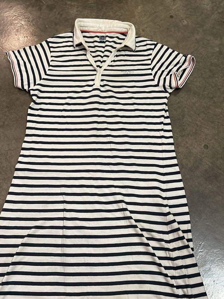 Striped Polo Dress