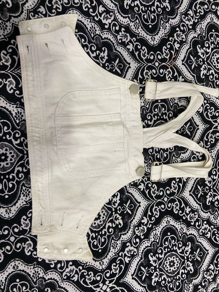 White Denim Dress