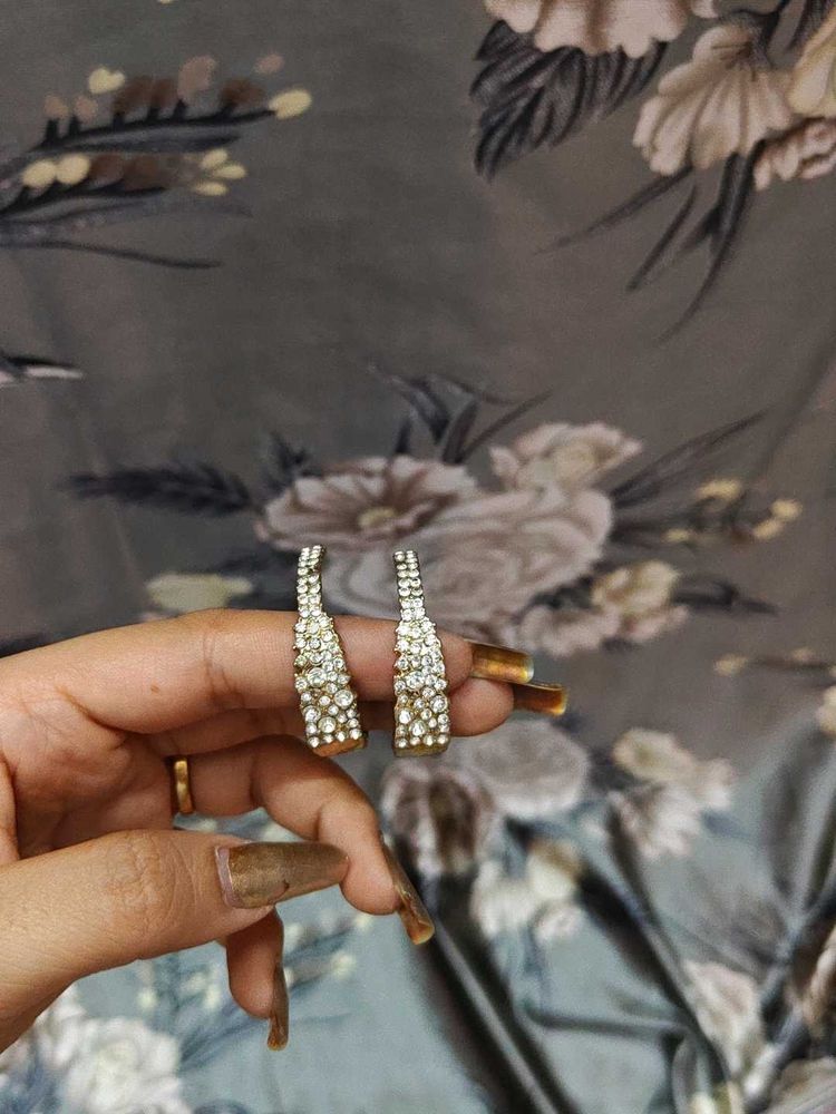 Sparkling Crystal Bottle Earrings