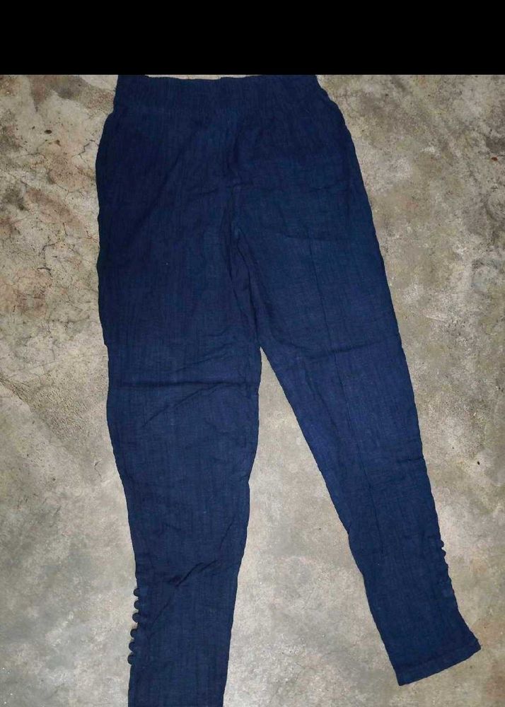 Stylish Dark Blue Pants