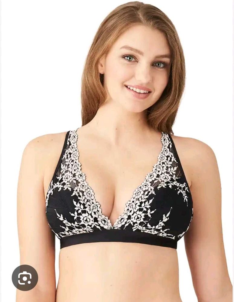 Warner Black Lace Bra