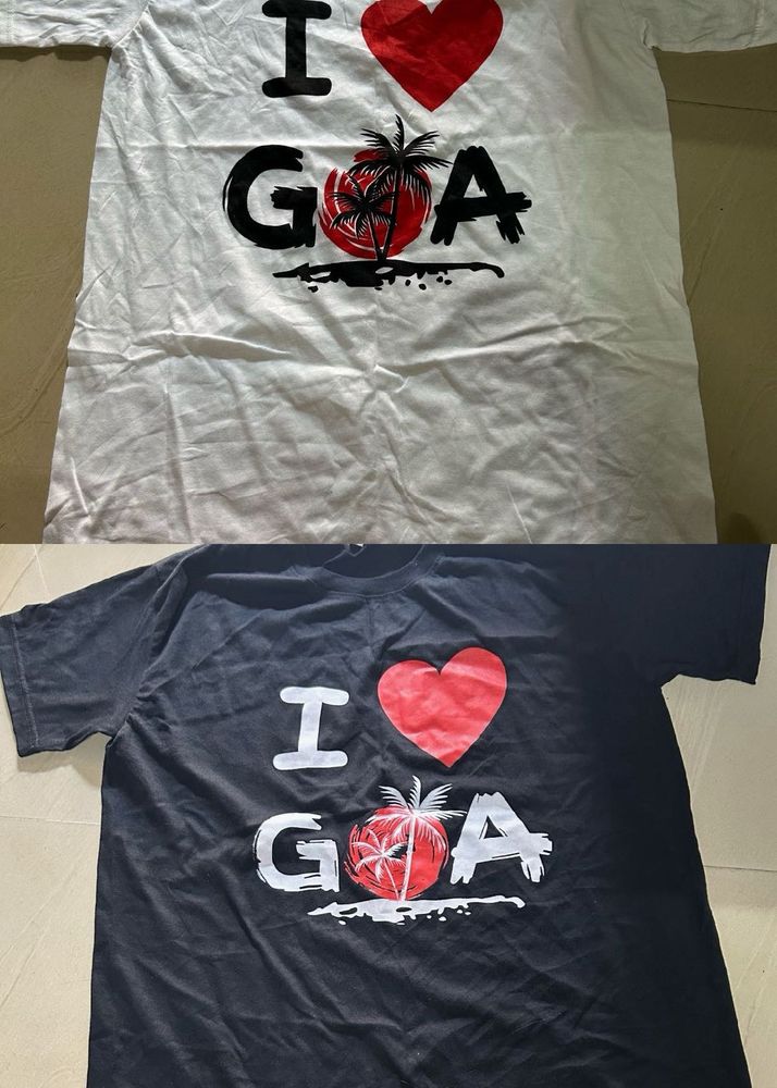 Combo Two “I Love Goa” Graphic T-Shirt