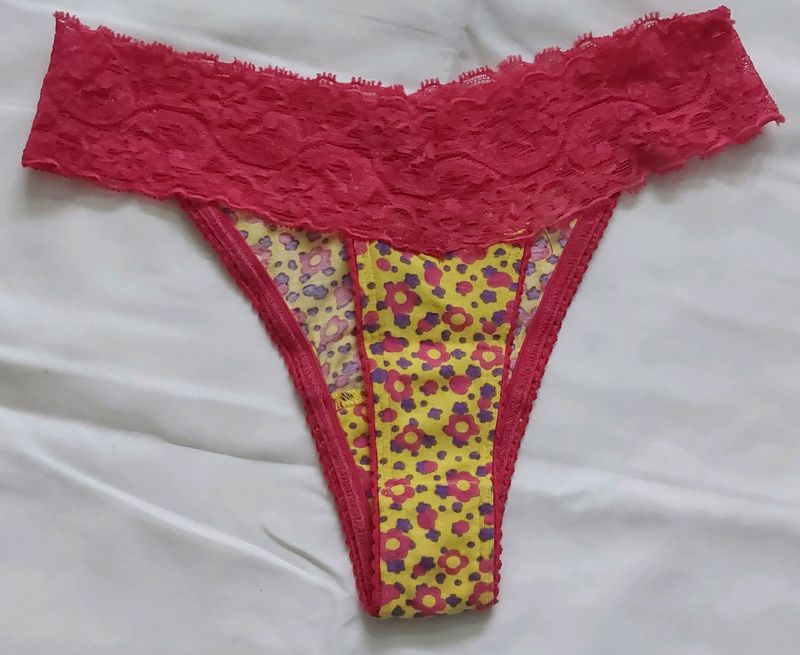 Beautiful Cotton Panty With Lace Detail