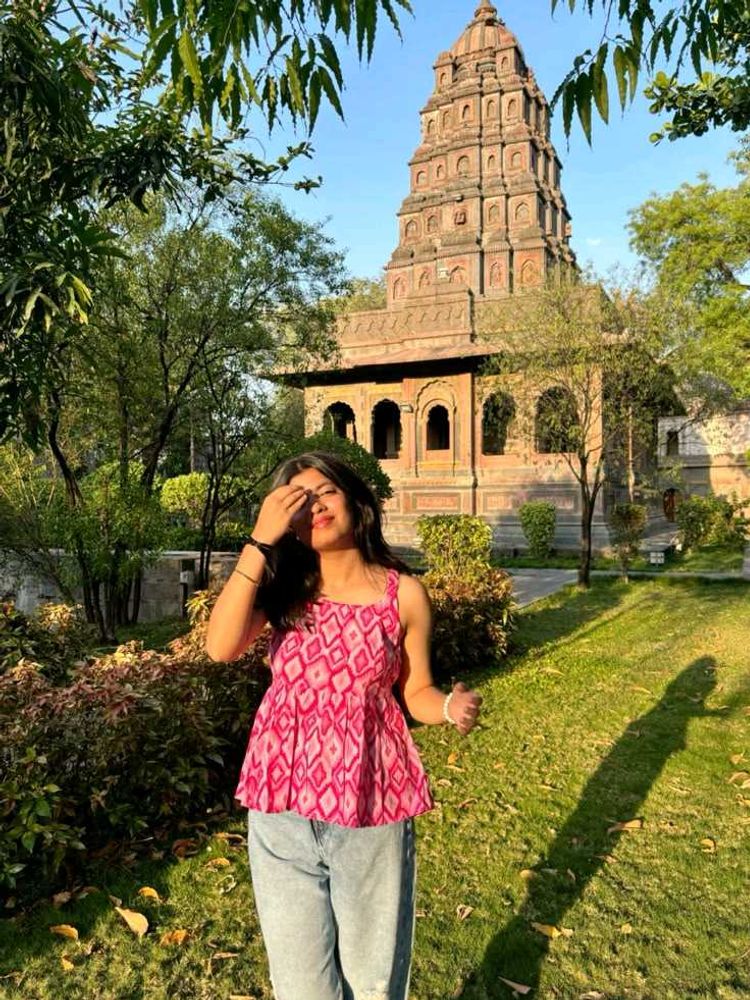 Stylish Pink Geometric Print Tunic