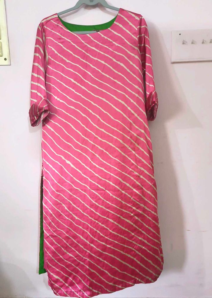 Lehriya Pink Kurta