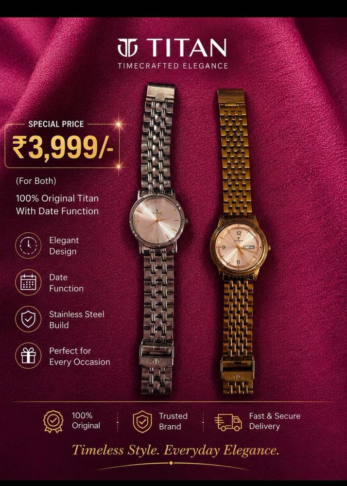 Titan Couple Watches