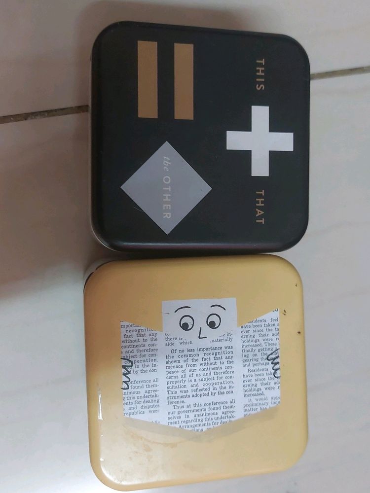 Original Fossil Metal Watch Boxes