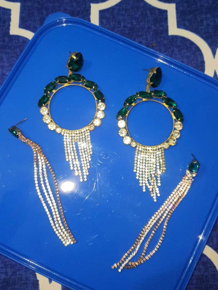 Sparkling Dangle Earrings