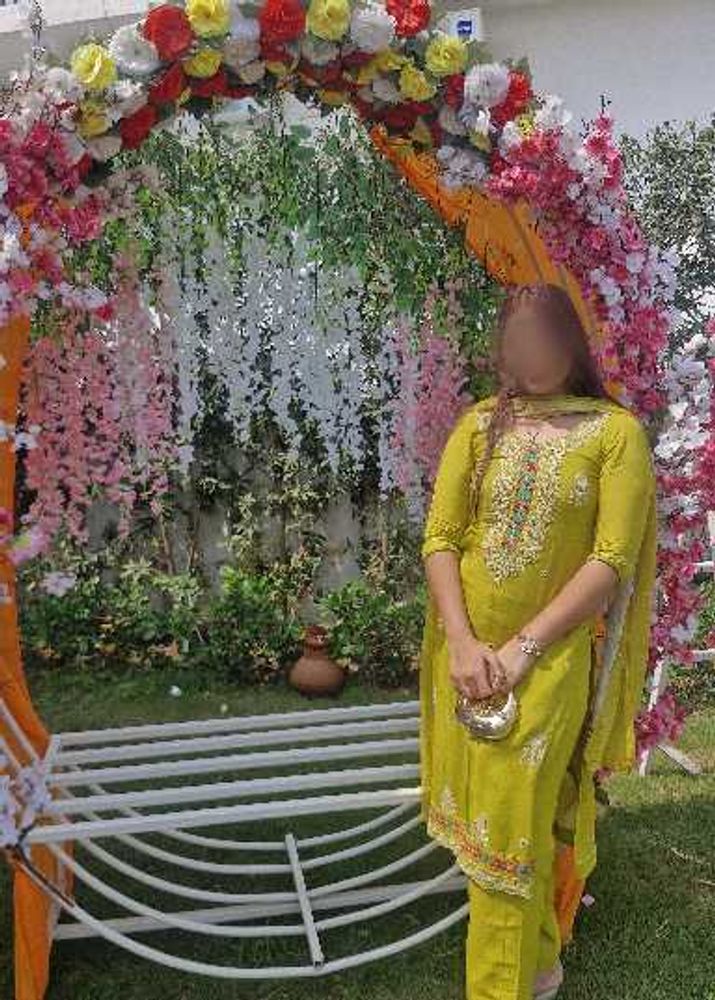 Beautiful Lime Green Kurta Set