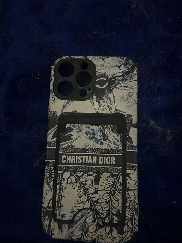 iPhone 13pro Max Christian Dior Case Wallet Attach