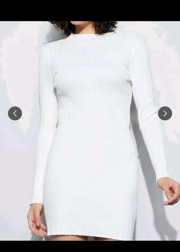 White  Mini Dress ,💖