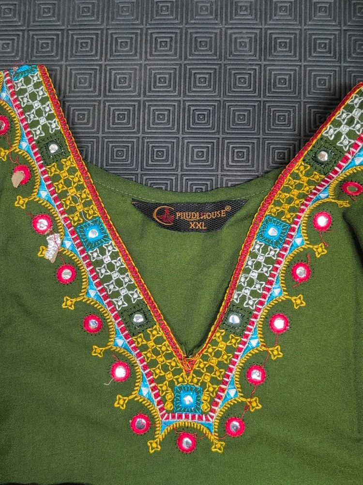 Embroidered Kurta XXL