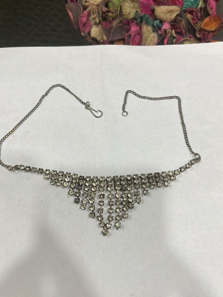 Sparkling Rhinestone Choker Necklace