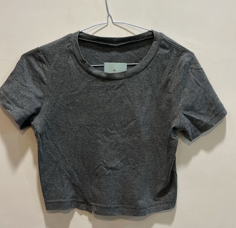 Grey compression top