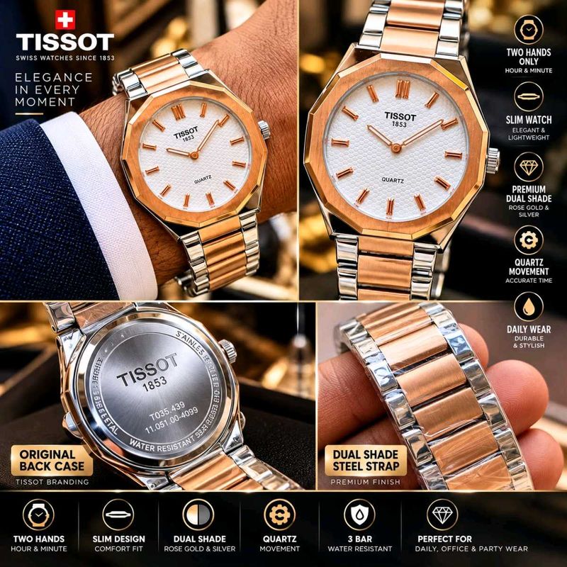 TISSOT 1853 (COPY)Premium Two-Tone Quartz Watch –