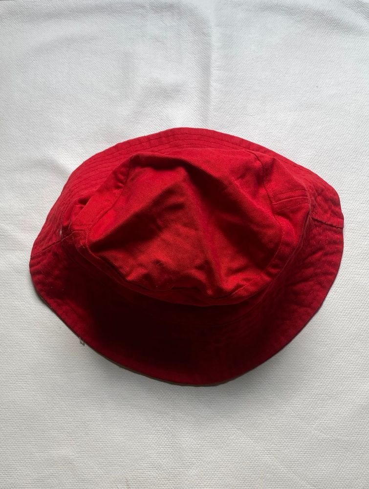 Red Bucket Hat