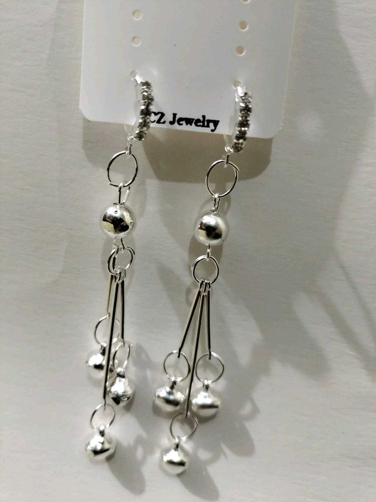 Elegant Silver Dangle Earrings
