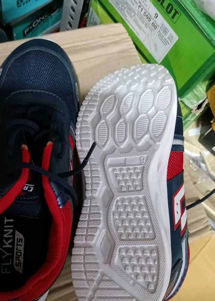 Blue &amp; Red Sports Shoes