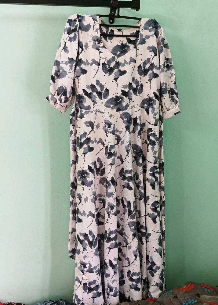 Floral Print Midi Dress🪻