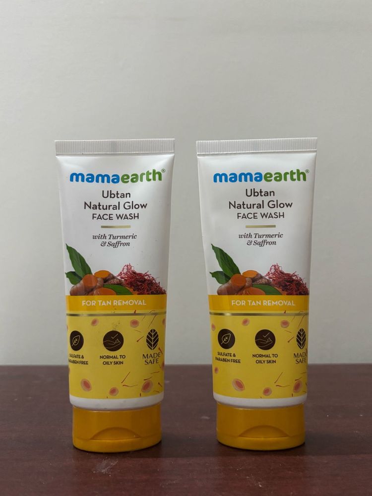 Combo Mamaearth Ubtan Facewash New