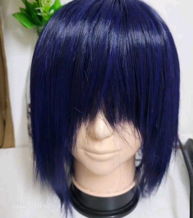 Blue Cosplay Wig Japanese