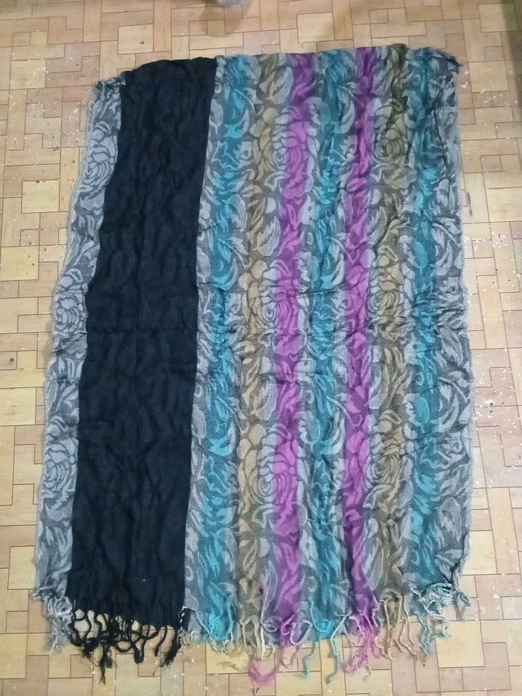 Multicolor Floral Print Scarf