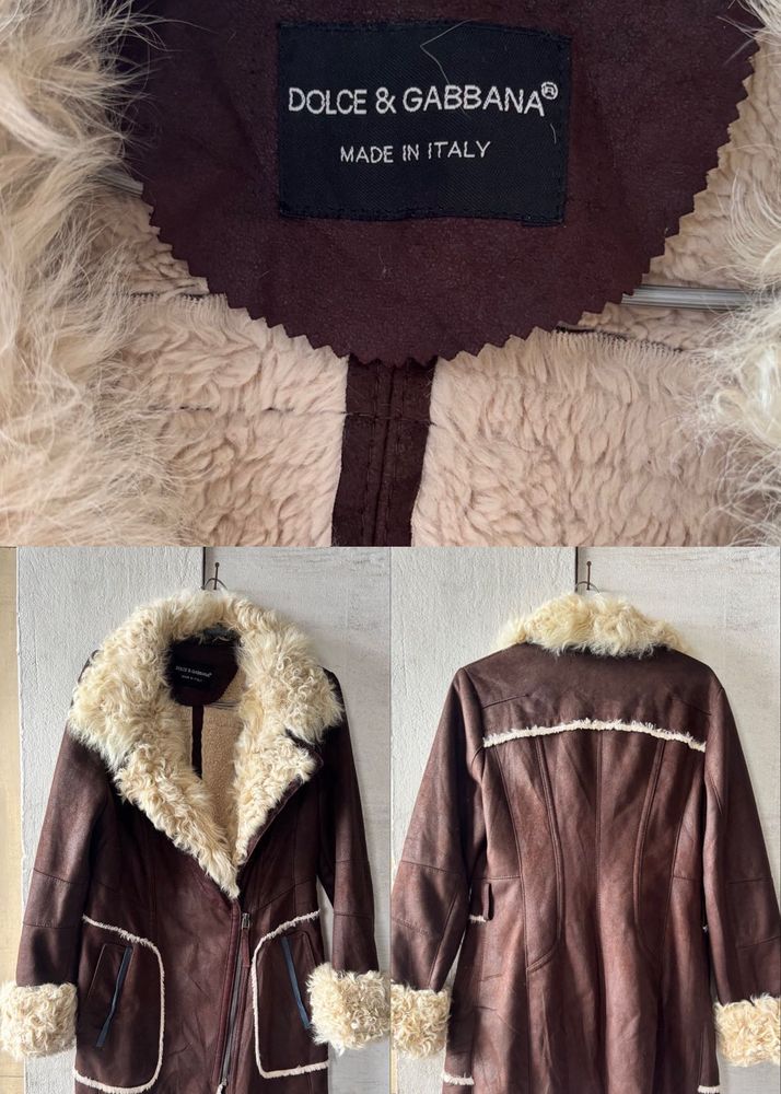 Authentic D&amp;G faux fur coat