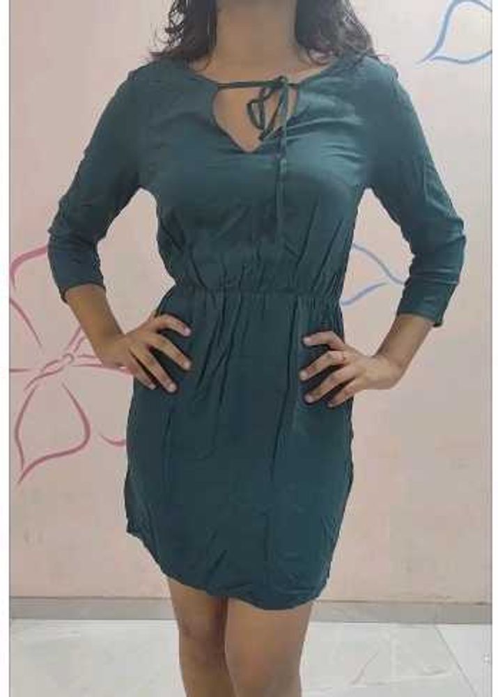 Teal green Mini Dress