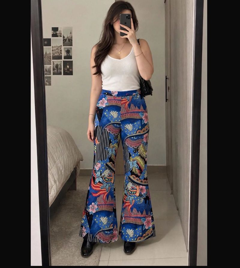 Velvet Boho Flare Pants