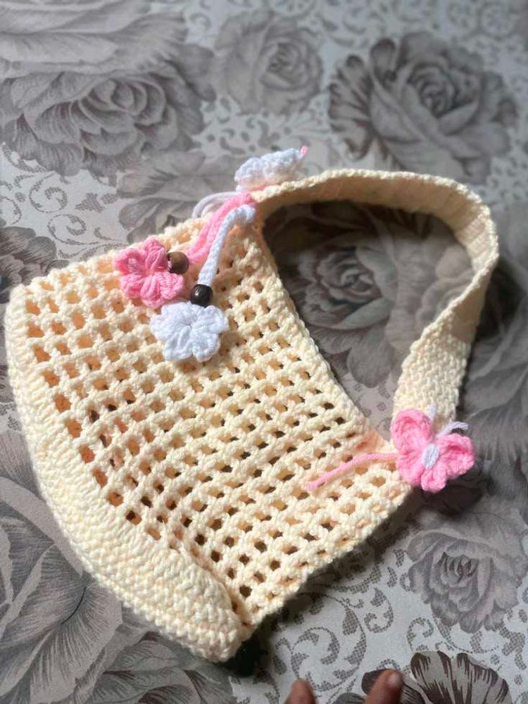 Handmade Crochet Sling Bag