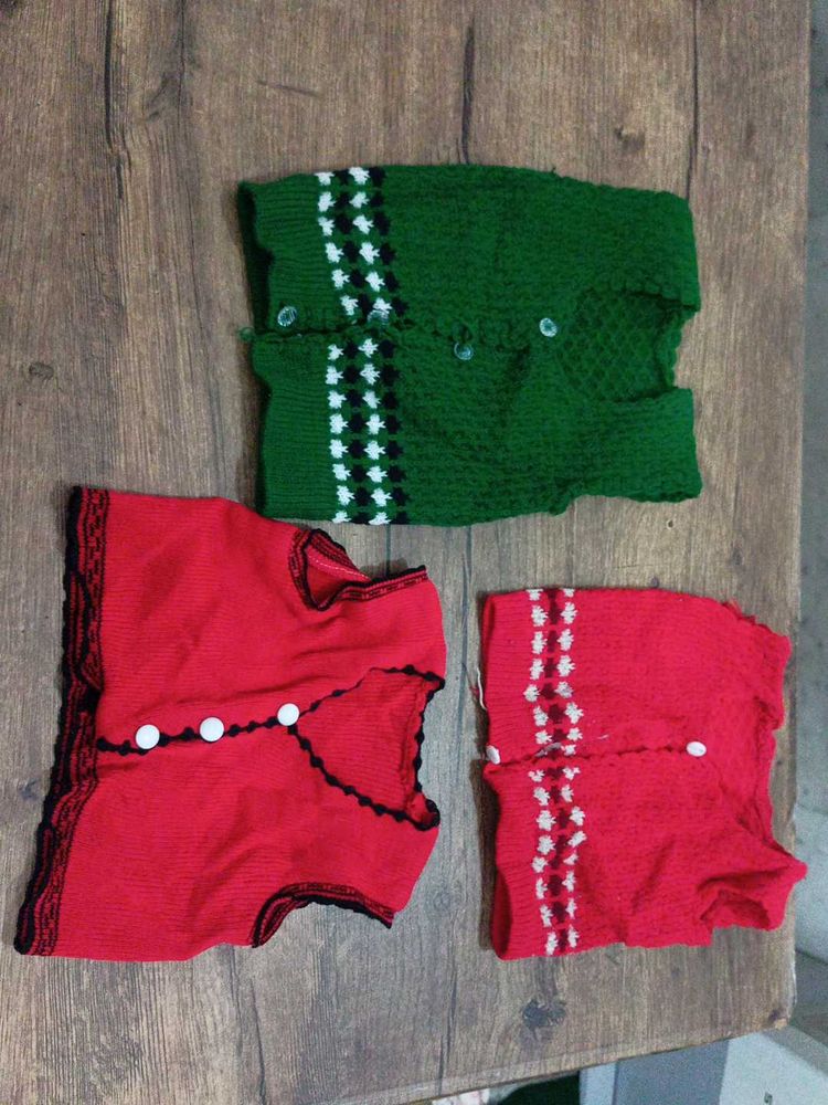 Cute Knitted Baby Sweaters