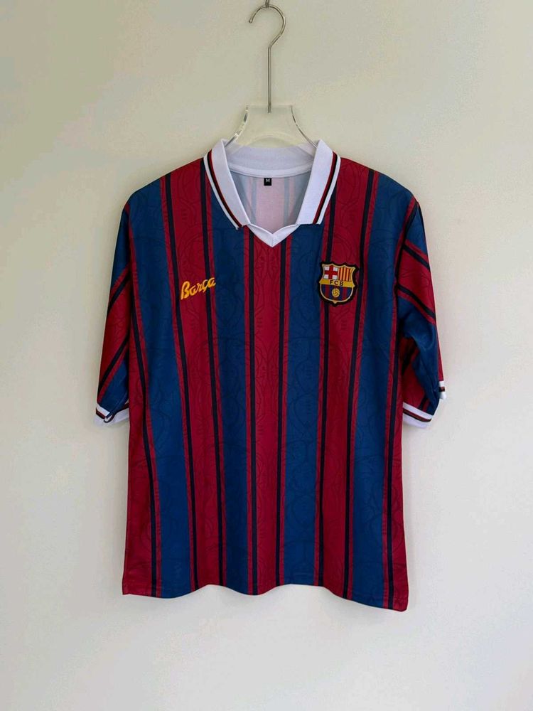 CRUYFF BARCELONA HOME KIT POLO FIVE SLEEV EMBROIDE