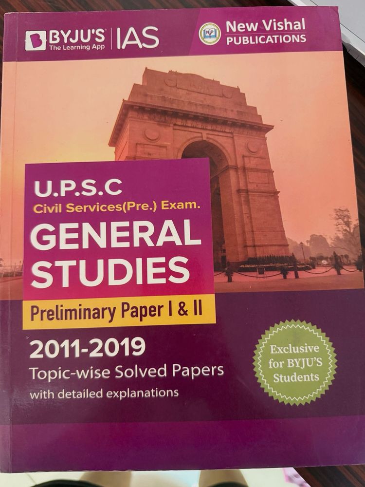 UPSC General Studies Solved Papers 2011-2019