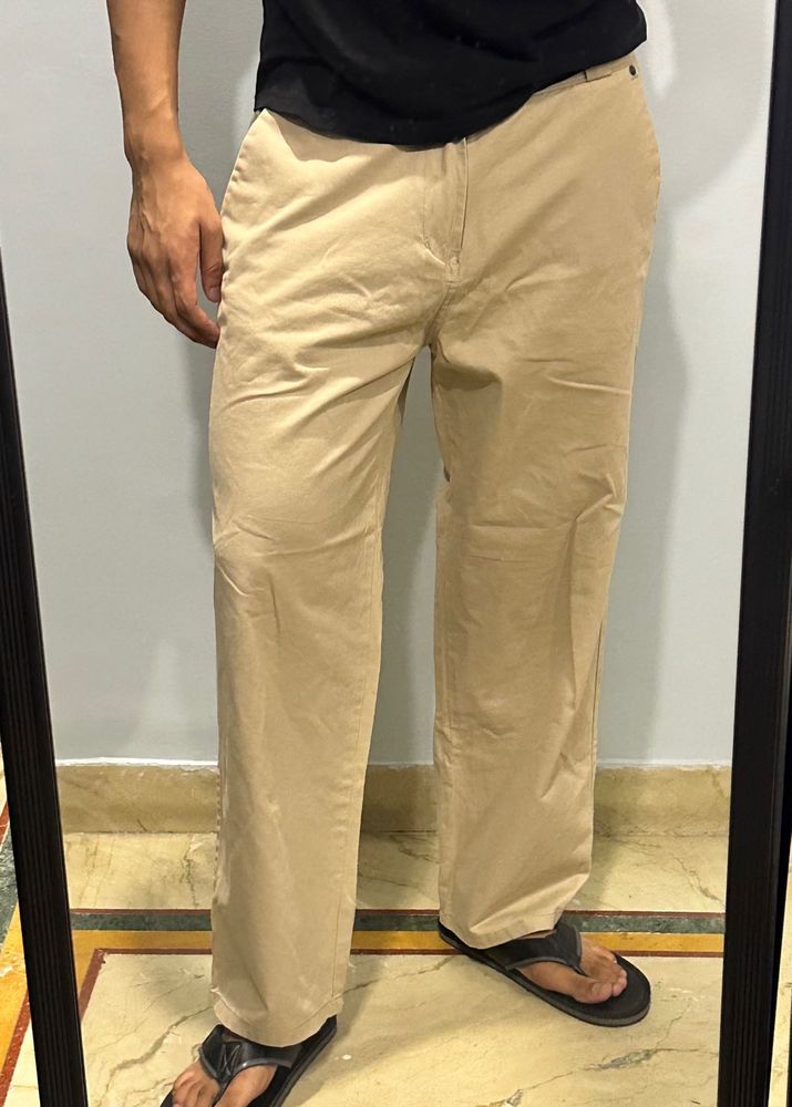 UNTLD Men’s Relaxed Fit Beige Pants