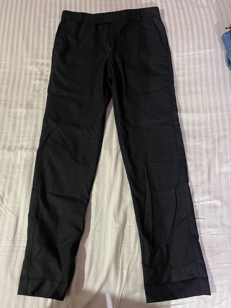 Formal Black Tailored Trousers