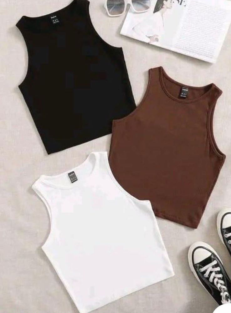 3 Pack Basic Tank Tops